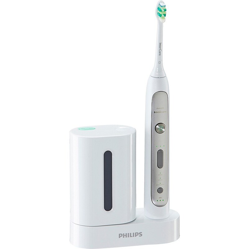 Philips Sonicare Schallzahnbürste FlexCare Platinum HX9170/10, mit UV-Desinfektionsgerät