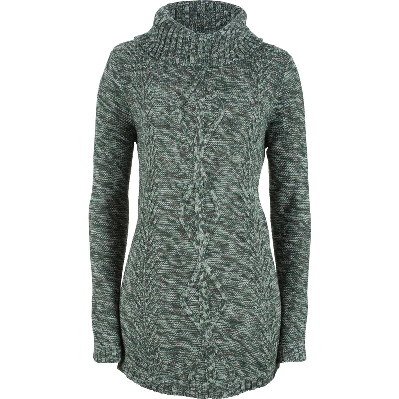 bpc bonprix collection Poncho-Pullover mit langen Ärmeln langarm in grün für Damen von bonprix