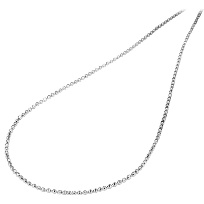 trendor Halskette für Herrren Edelstahl Kugelkette 50 cm 72269, 50 cm