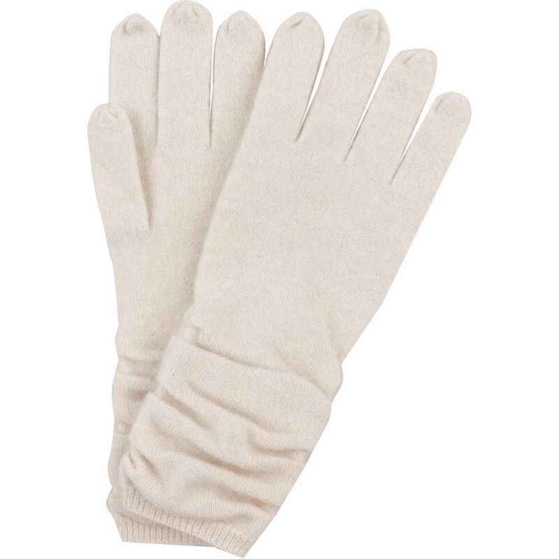 Mrs & HUGS Cashmere-Handschuhe beige