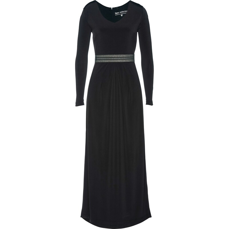 bpc selection premium Abendkleid langarm in schwarz von bonprix