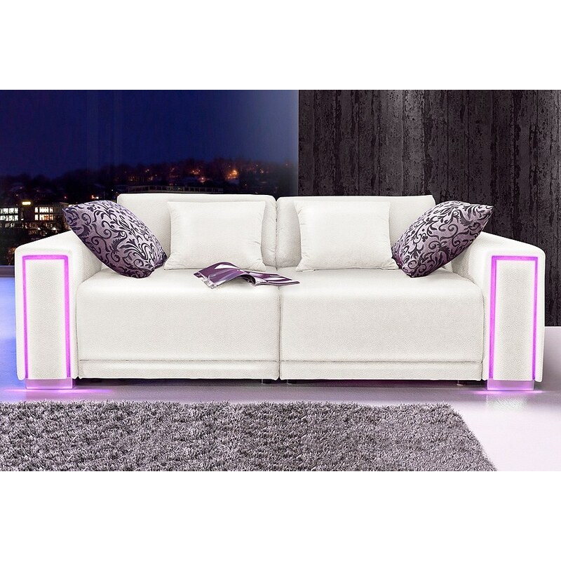 Big-Sofa, Größe L - XXL, inklusive LED-RGB Beleuchtung
