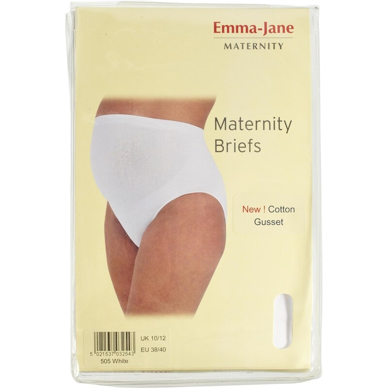 Emma Jane - Halt gebender Slip für Schwangere - Weiß