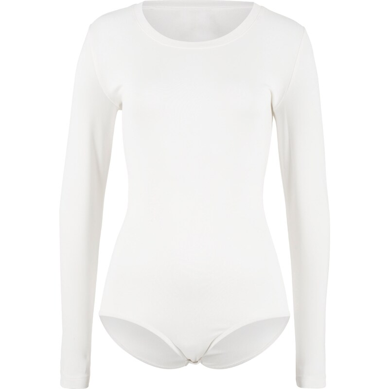 bpc bonprix collection Thermo-Body langarm in weiß für Damen von bonprix