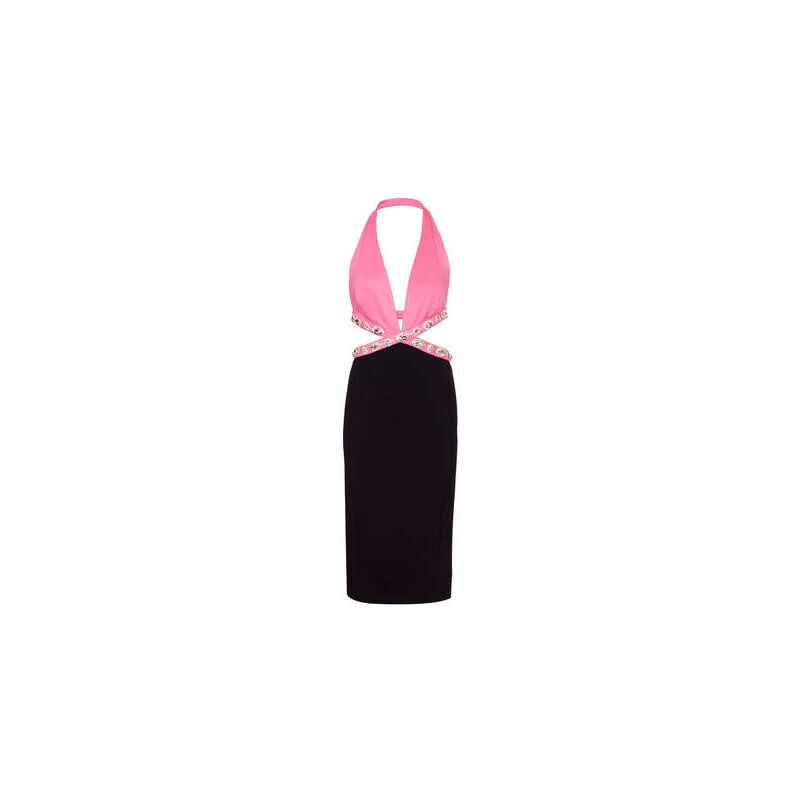Topshop **Schmucksteinbesetztes Kleid von Rare - Pink