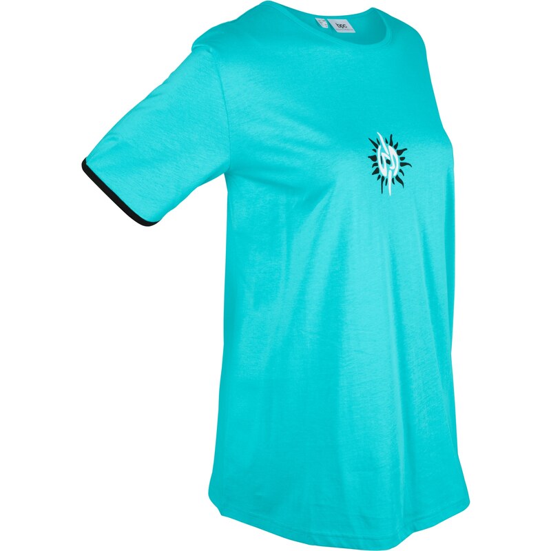 Sport-Shirt kurzer Arm blau Damen bonprix