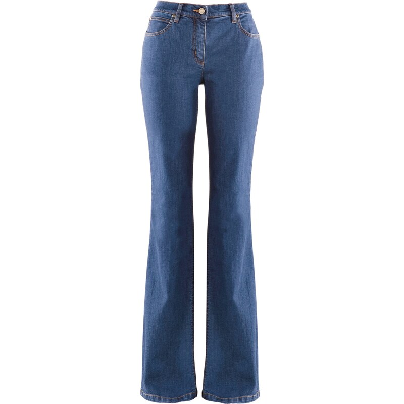Stretch-Jeans mit Bootcut blau Damen bonprix