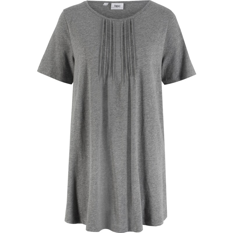 bpc bonprix collection T-Shirt in A-Linien-Form kurzer Arm in grau für Damen von bonprix