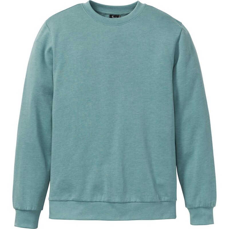 bpc bonprix collection Sweatshirt mit Rundhals-Ausschnitt langarm blau Herren, bonprix