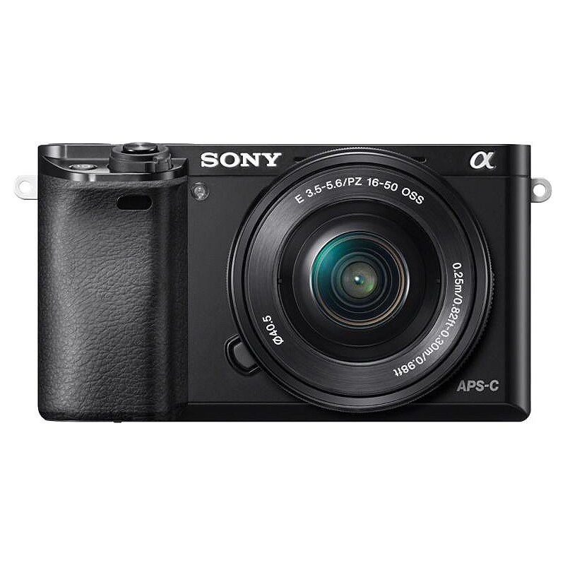 Sony Alpha ILCE-6000L System Kamera, 16-50 Zoom, 24,3 Megapixel, 7,5 cm (3 Zoll) Display