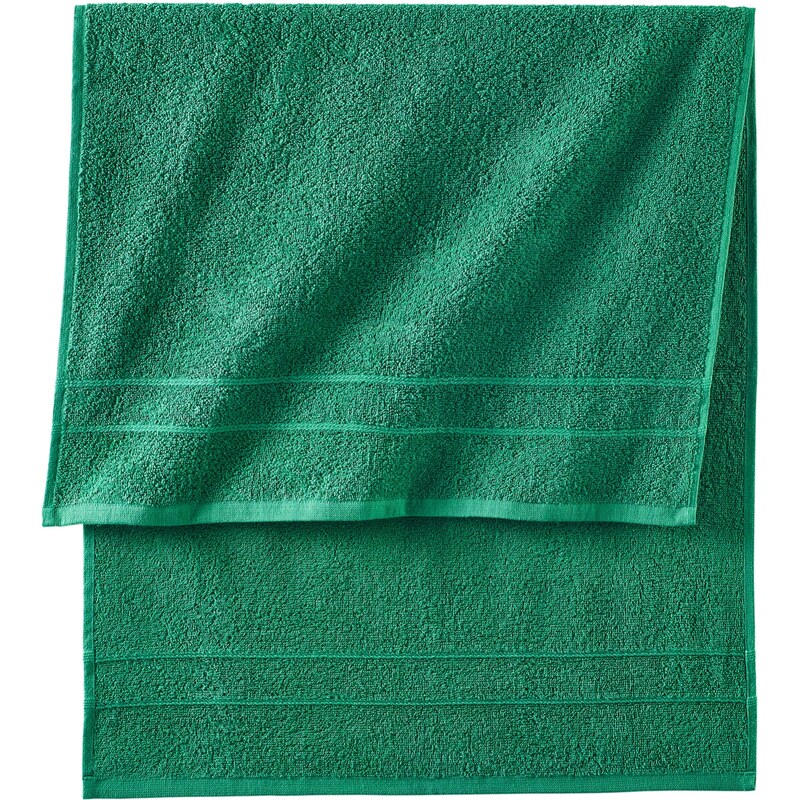 bpc living Handtuch New Uni in grün von bonprix