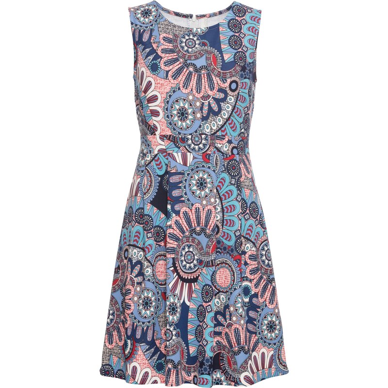 BODYFLIRT boutique Kleid ohne Ärmel in blau (Rundhals) von bonprix