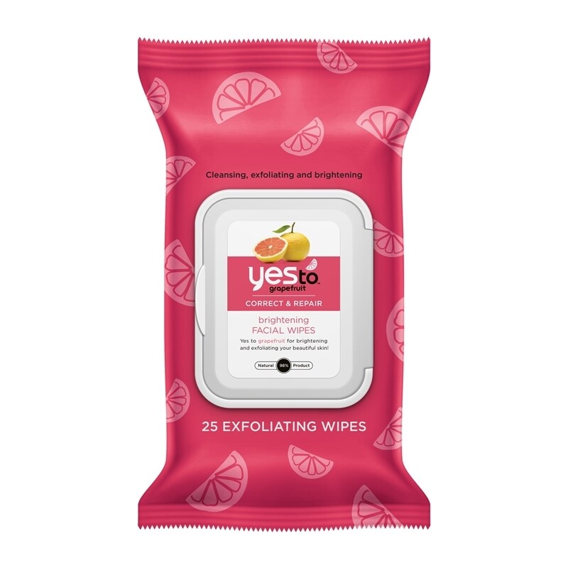Yes To Grapefruit - Peeling-Reinigungstücher x 25 - Transparent