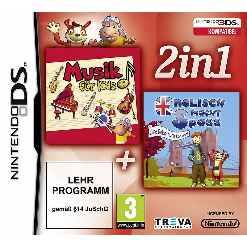 Treva Nintendo DS - Spiel »2 in 1: Lernen - Musik & Englisch«