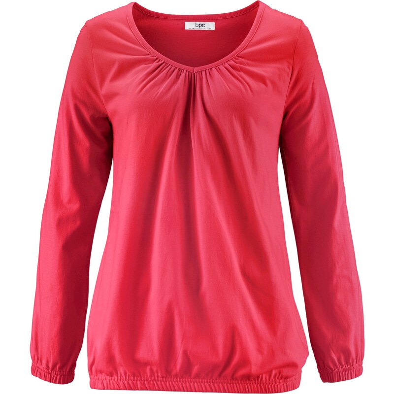 bpc bonprix collection Langarm-Shirt aus Baumwolle in rot für Damen von bonprix
