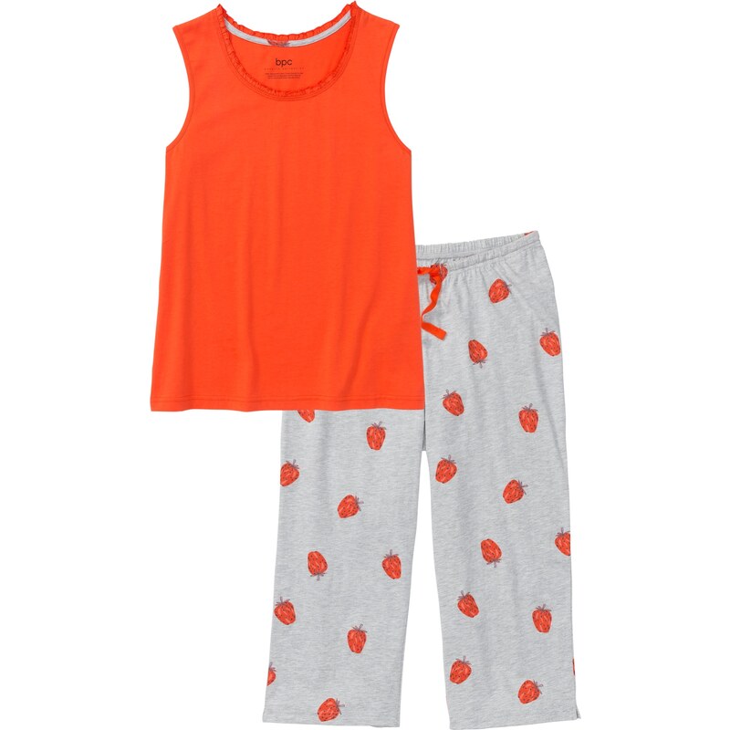 bpc bonprix collection Capri Pyjama ohne Ärmel in rot für Damen von bonprix