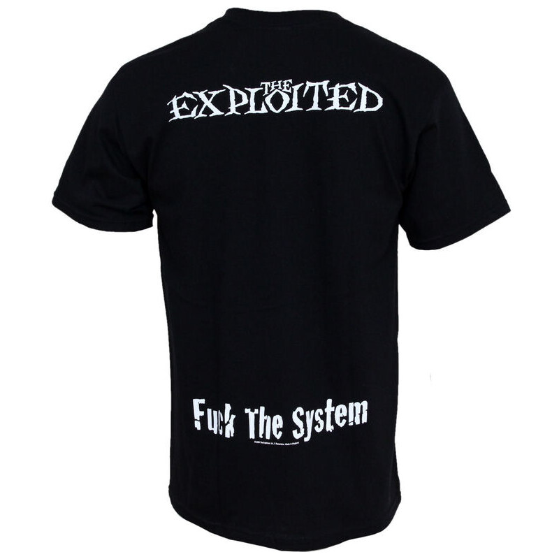 Metal T-Shirt Männer Exploited - Fuck The Systém - RAZAMATAZ - ST1260