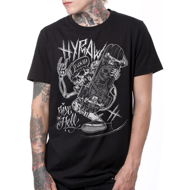 Hardcore T-Shirt Männer - RIDE IN HELL - HYRAW - HY303