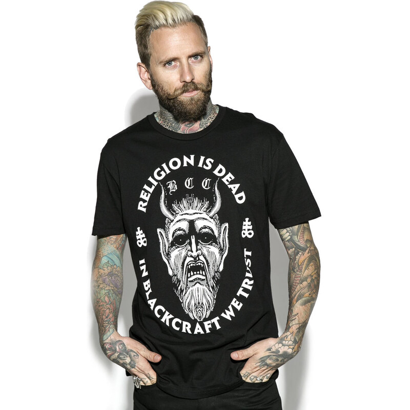 T-Shirt Männer - Religion is Dead - BLACK CRAFT - MT169RD