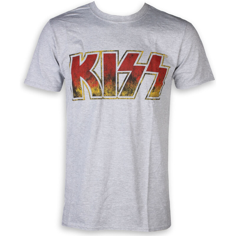 Metal T-Shirt Männer Kiss - Classic Logo - ROCK OFF - KISSTS01MG