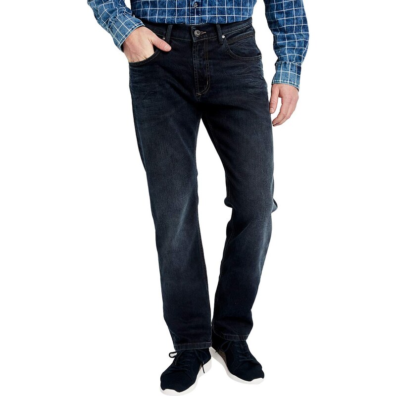 Pioneer Herren River Straight Jeans, Blau (Dark Used with Buffies 443), 33W / 32L