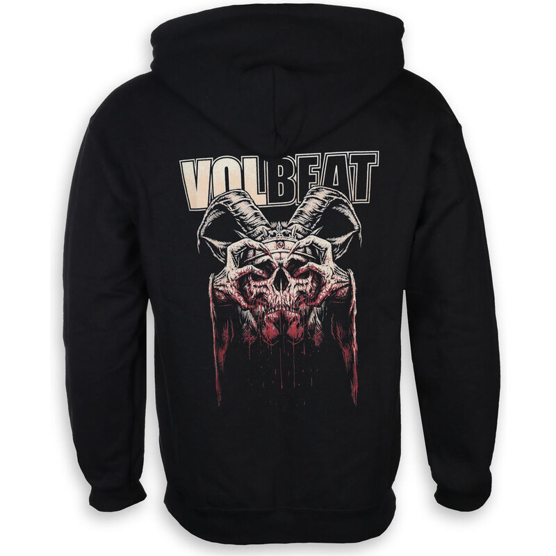Hoodie Männer Volbeat - Bleeding Crown Skull - ROCK OFF - VOLHD01MB