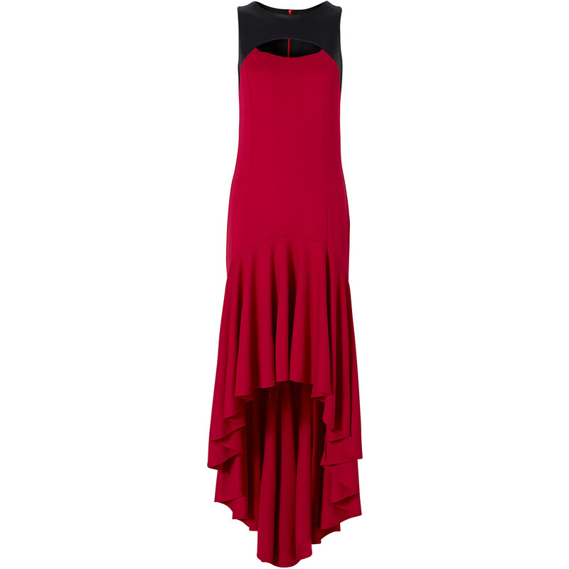 Kleid ohne Ärmel in rot von bonprix