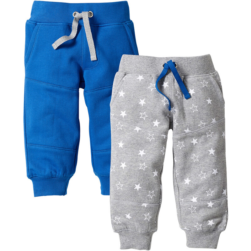 bpc bonprix collection Baby Sweathose (2er-Pack) Bio-Baumwolle in blau für Babys von bonprix
