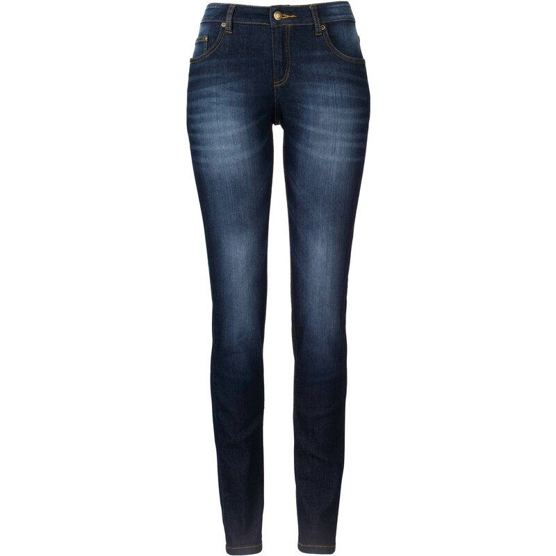 John Baner JEANSWEAR Stretch-Jeans SKINNY, Kurz in blau für Damen von bonprix