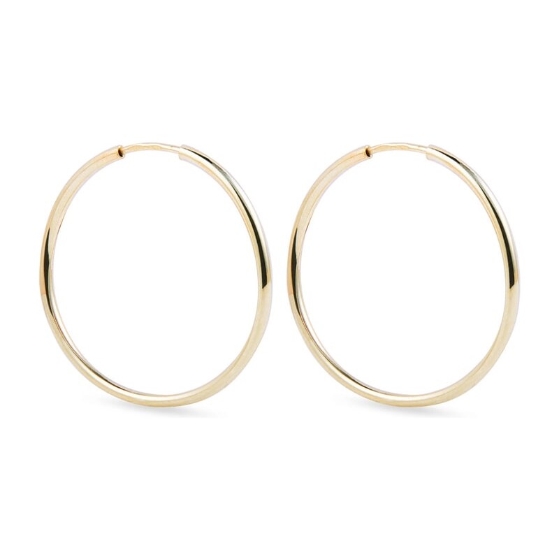 25-mm-Ohrringe aus Gold KLENOTA K7014043