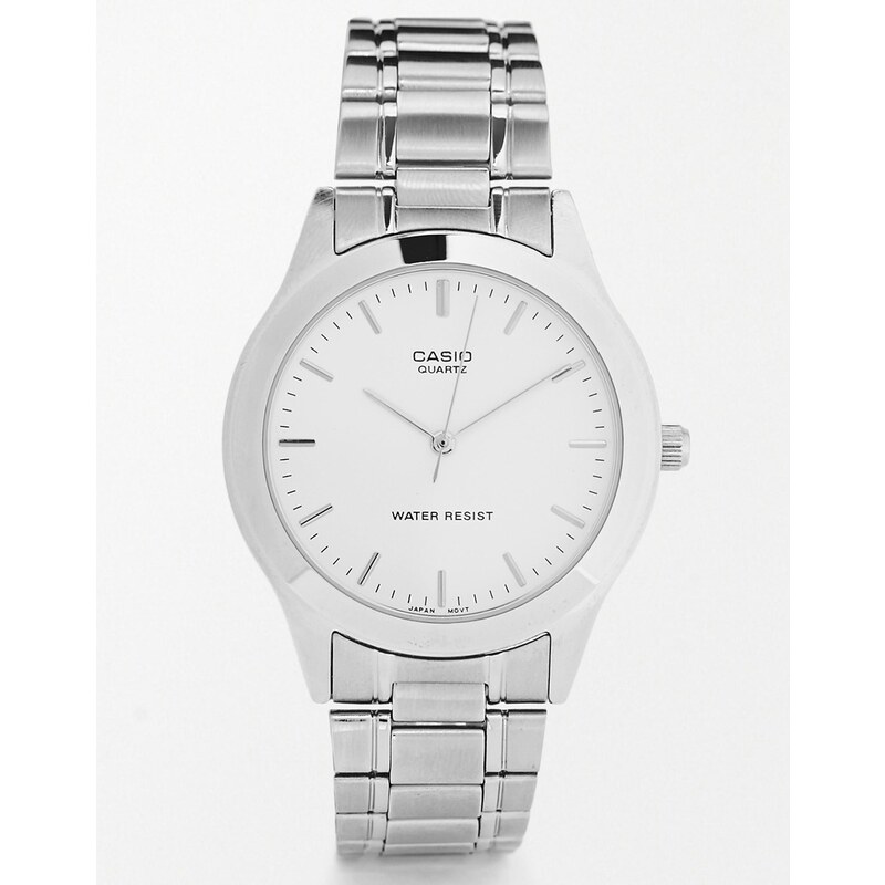 Casio - MTP1128A-7A - Silberne Armbanduhr aus Edelstahl - Silber
