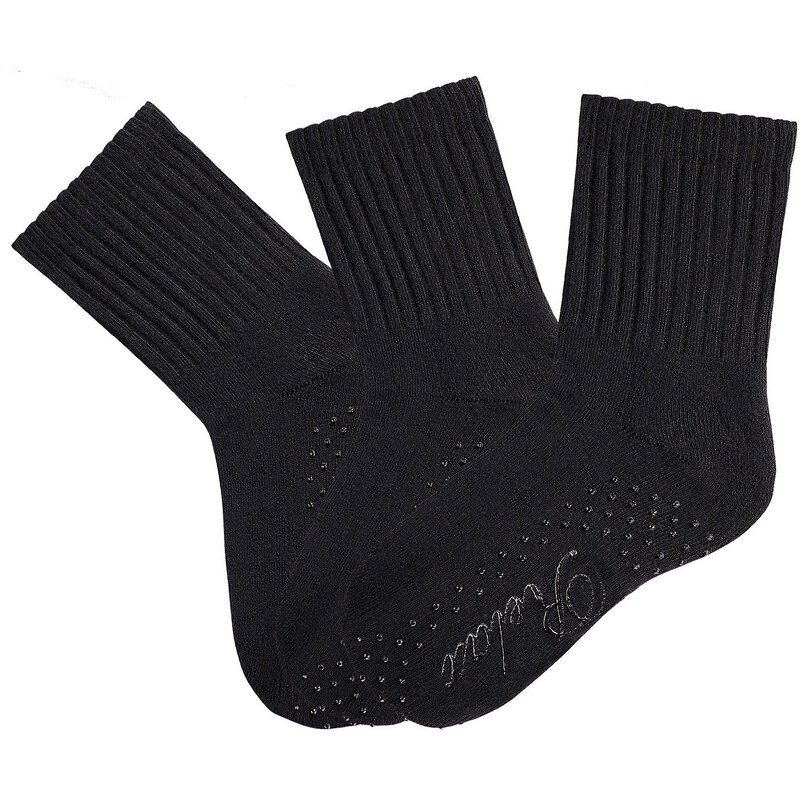 Arizona ABS-Socken (3er-Pack) in schwarz für Damen von bonprix