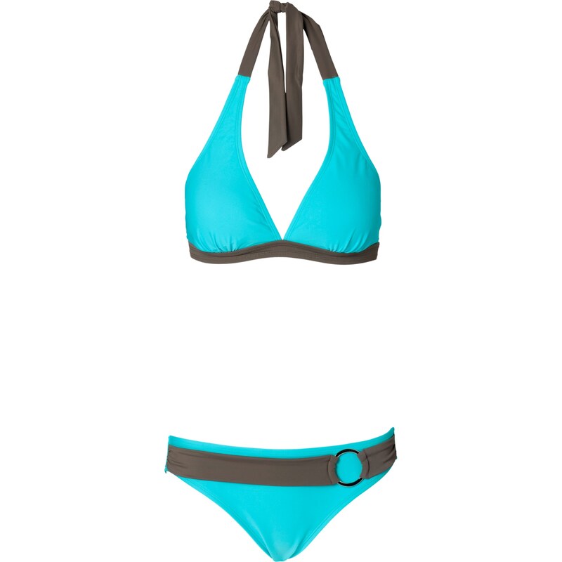 bpc bonprix collection Neckholder Bikini (2-tlg. Set) in blau für Damen von bonprix