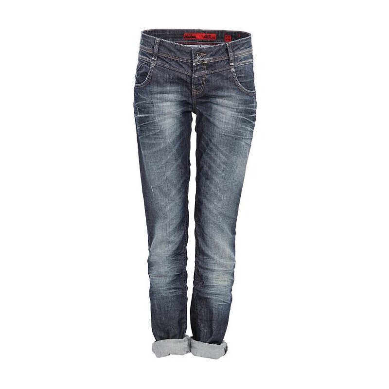 QS by s.Oliver Used-Jeans, MEDIUM STONE WASHED