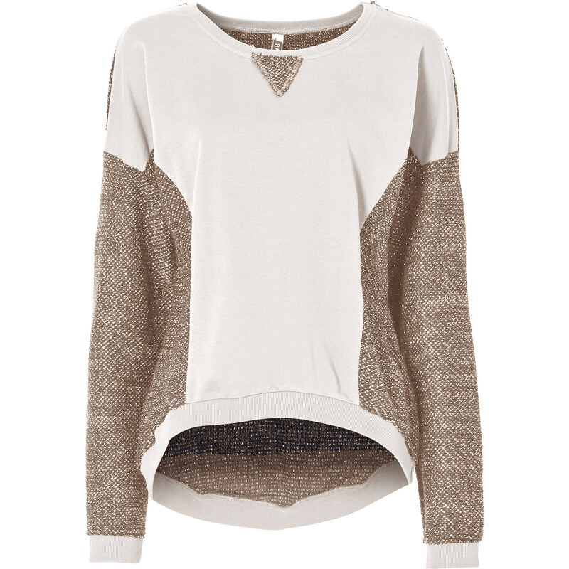 RAINBOW Sweatshirt in weiß (Rundhals) für Damen von bonprix