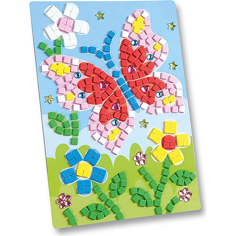 folia PAPER Moosgummi-Mosaik-Set "Schmetterling" - ab 3 Jahren | onesize