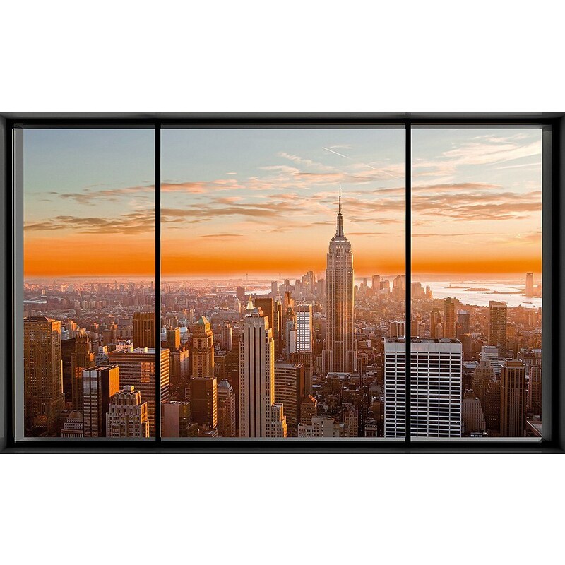 Bild, Home affaire, »New York - Fenster II«, 118/70 cm