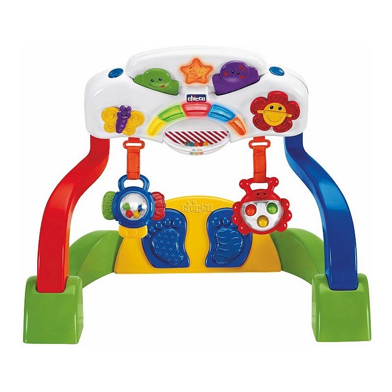 Chicco®, Set: Baby Spielzeug, »Baby Gym Duo + Vibrierende Äffchenrassel«