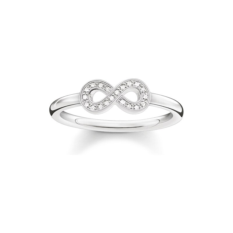 Thomas Sabo Ring ´´Infinity´´ weiss D_TR0001-725-14-58