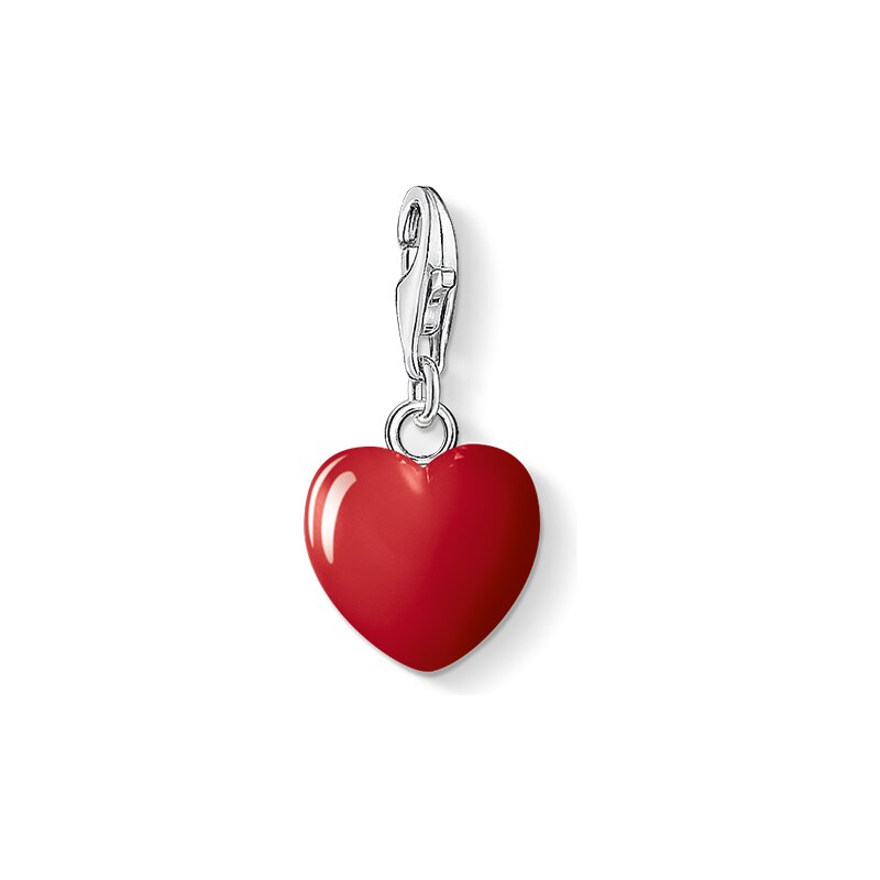 Thomas Sabo Charm-Anhänger Rotes Herz rot 0125-007-10