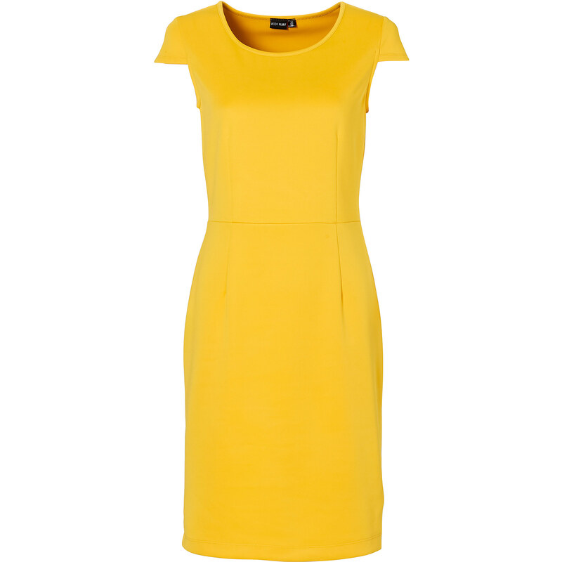 BODYFLIRT Shirtkleid/Sommerkleid in gelb von bonprix