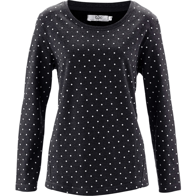 bpc bonprix collection Sweat-Shirt, Langarm in schwarz für Damen von bonprix