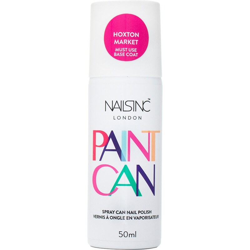 Nails inc Hoxton Market - Neon Pink The Paint Can Spray on Polish Nagellack 50 ml
