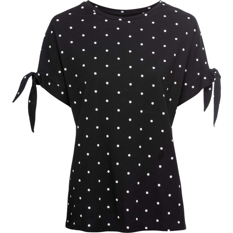 RAINBOW Shirt kurzer Arm in schwarz (Rundhals) für Damen von bonprix