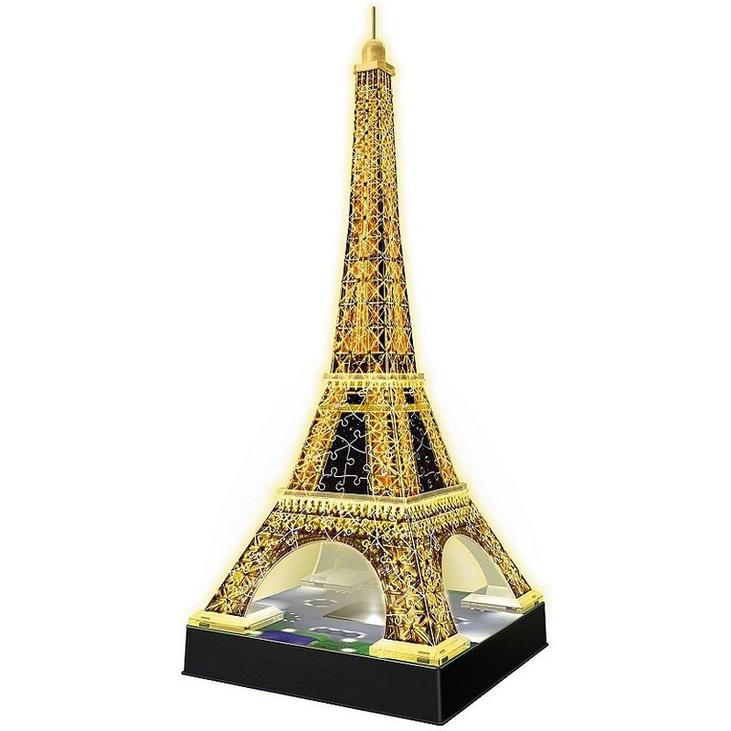 Ravensburger 3D Puzzle 216 Teile, »Eiffelturm bei Nacht - Night Edition«