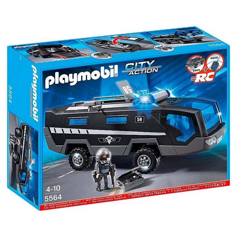 Playmobil® SEK-Einsatztruck mit Licht und Sound (5564), City Action