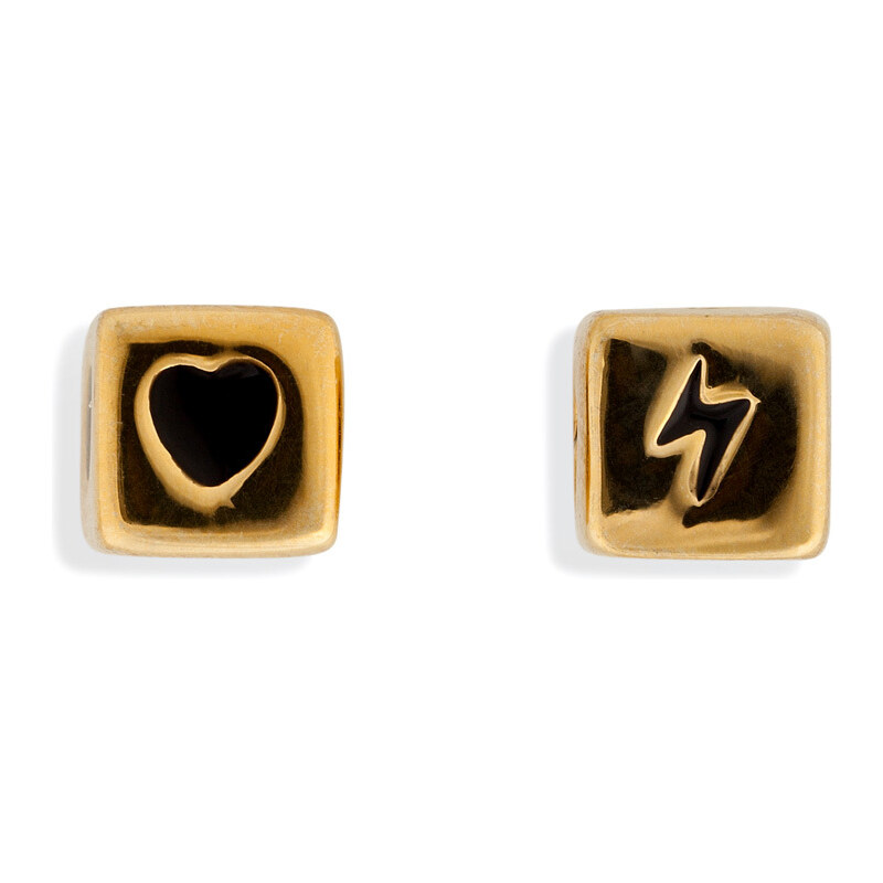 Marc by Marc Jacobs Bolt and Heart Charm Earrings