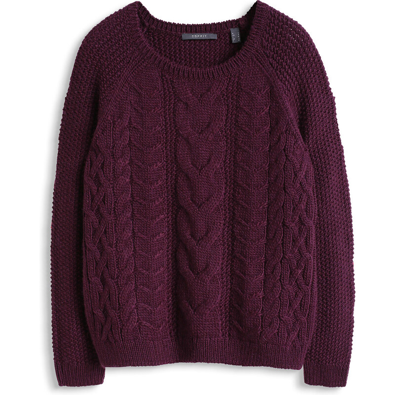 Esprit Grobstrick-Sweater mit Wolle
