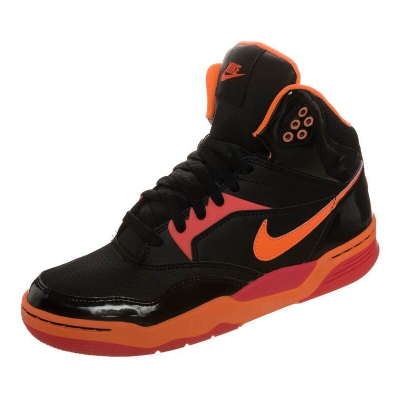 Nike Sportswear BASE FLIGHT HIGH 14 Sneaker high black/bright mango