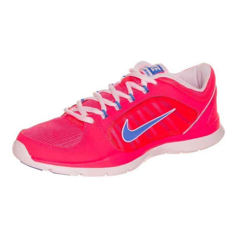 Nike Performance FLEX TRAINER 4 Trainings / Fitnessschuh hyper punch/blue/arctic pink